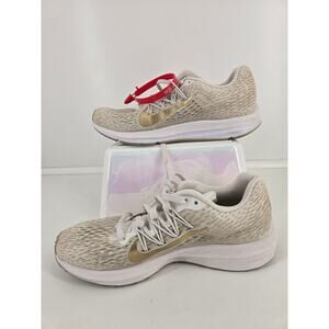 Nike Women’s Zoom Winflo 5 AA7414-008 Running Shoes – Cream / Gold